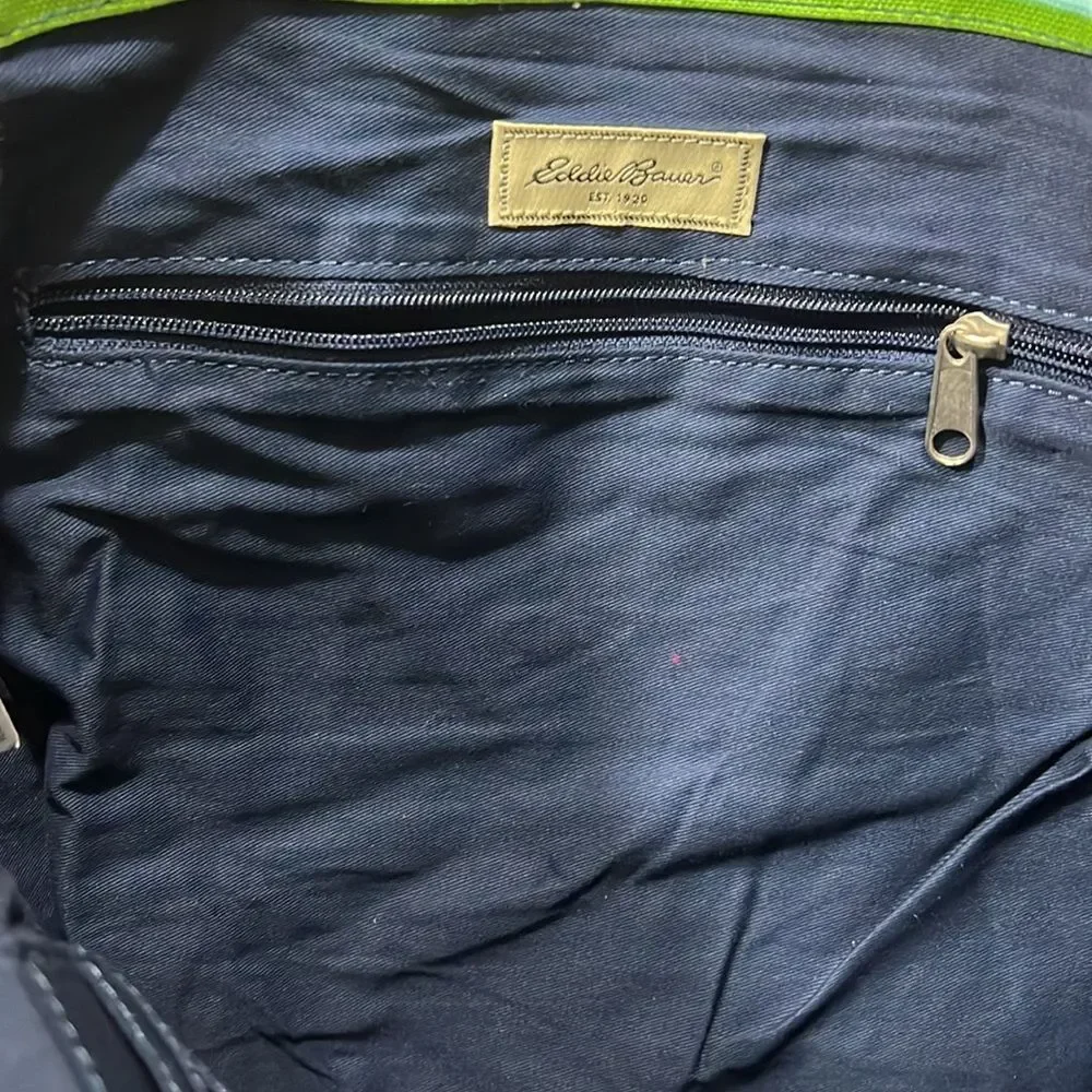 EUC Eddie Bauer Striped Diaper Bag – 100% Cotton